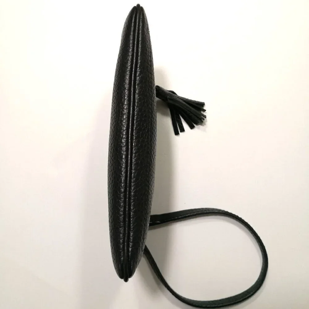 Kate Spade Black Pebble Leather Wristlet 7.5